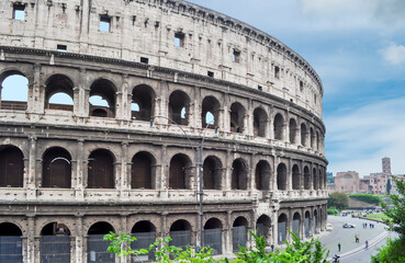 Colosseum (Coliseum) building in Rome, Italy