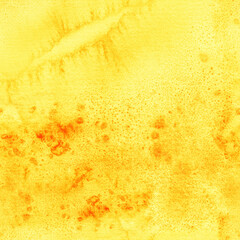 Abstract watercolor seamless pattern. Watercolor yellow background