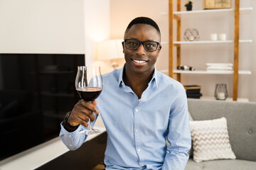Man Drinking Wine Alcohol
