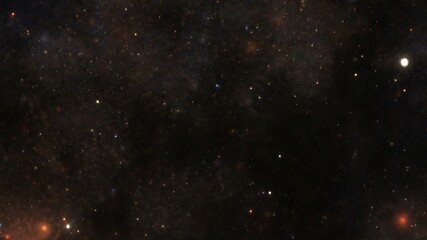 Stars in the night sky nebula and galaxy