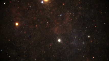 Stars in the night sky nebula and galaxy