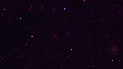 Stars in the night sky nebula and galaxy