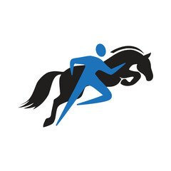 runner, vector graphic design element