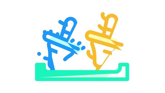 whirligigs battle toy, beyblade color icon animation