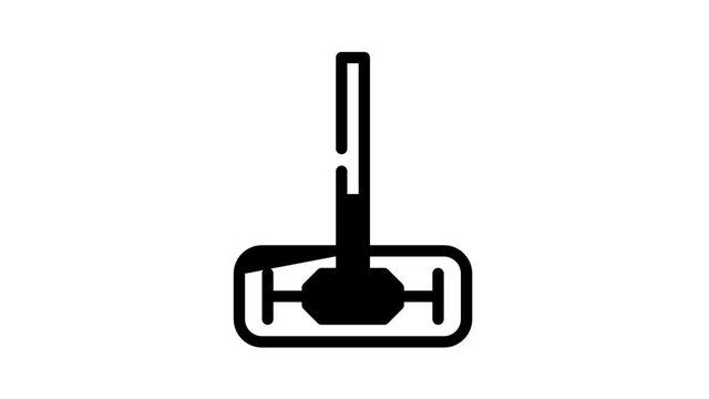 mop tool black icon animation