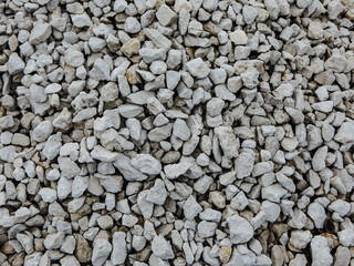 limestone stone of different fraction and shape