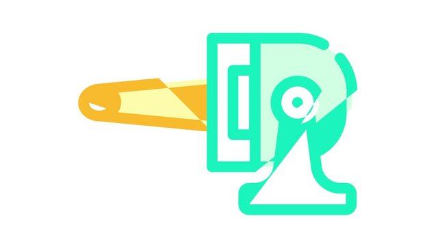 mercury-quartz irradiator color icon animation