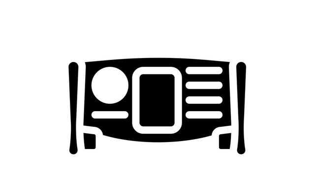 ultrasound therapy apparatus glyph icon animation