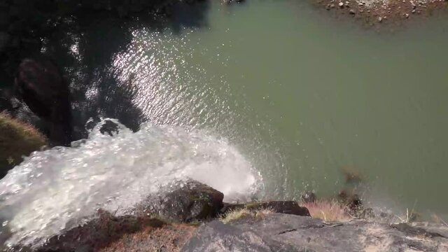 Amazing waterfall in Laz Paz Honduras Central America
