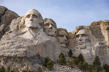 Obraz premium Presidents sculptures at Mount Rushmore National Memorial, South Dakota, USA