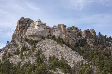 Fototapeta premium Presidents sculptures at Mount Rushmore National Memorial, South Dakota, USA