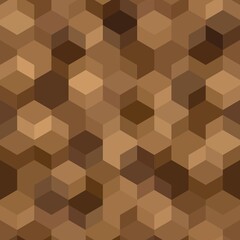 Hexagonal desert camouflage seamless pattern vector stock illustration