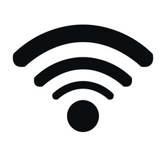 Wifi, wireless vector icon, wi-fi symbol design