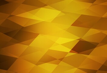 Dark Orange vector background with rectangles.