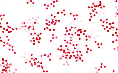 Light Pink, Red vector pattern with artificial intelligence network.