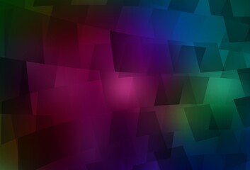 Dark Multicolor vector background in polygonal style.