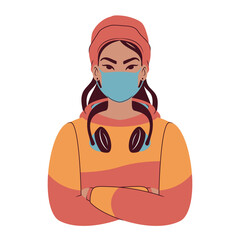 Teenage woman avatar