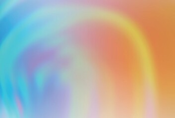 Light Blue, Yellow vector blurred shine abstract background.