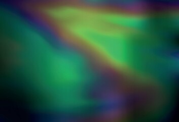 Dark Green vector abstract blurred background.