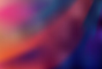 Dark Pink, Red vector blurred bright texture.