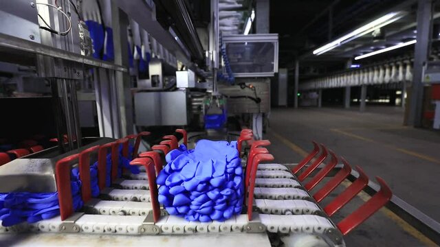 NBR glove automatic packaging production line, North China