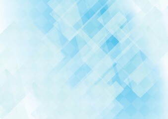 透明感のある青色の幾何学的な抽象背景 no.06