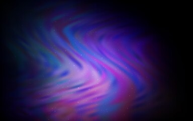 Dark Pink, Blue vector template with space stars.