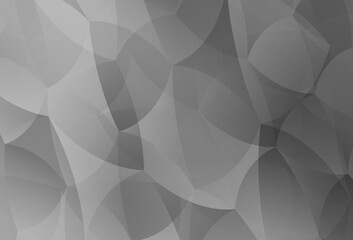 Fototapeta premium Light Gray vector texture with triangular style.