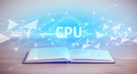 Open book with abbreviation