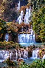 Thi Lo Su waterfall(Tee Lor Su) in Tak province. Thi Lo Su waterfall the largest waterfall in Thailand.