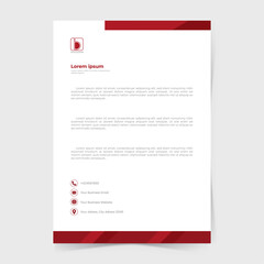 general business letterhead template design.
