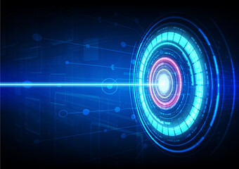 Circuit technology background with hi-tech digital
