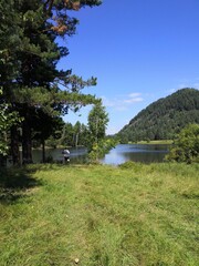 lake in the mountains