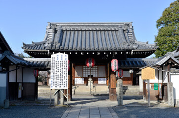 北野天満宮　北野東向観音寺　山門　京都市