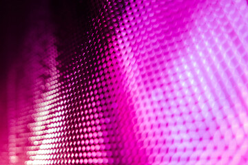 CloseUp LED blurred screen. LED soft focus background. abstract background ideal for design.