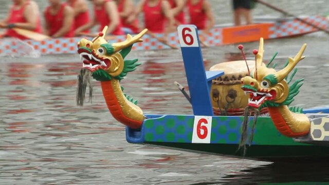 Dragon Boat Racing In Hong Kong