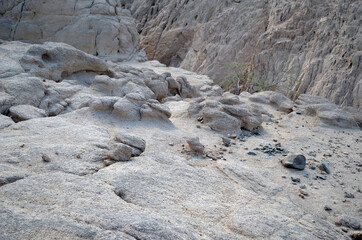 Desert of Sinai Peninsula, Egypt. Near Sharm El Sheikh