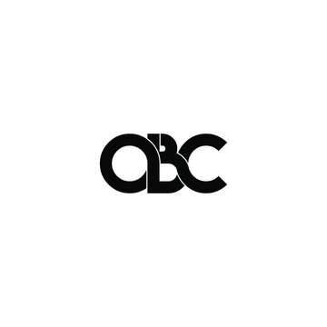 obc letter original monogram logo design