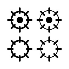Obraz premium Gear icon set