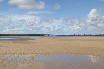Praia paradisíaca, Ilha de Goré, Aracajú, Sergipe. 