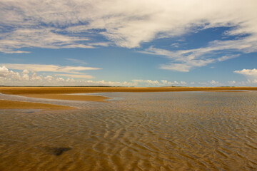 Praia paradisíaca, Ilha de Goré, Aracajú, Sergipe. 