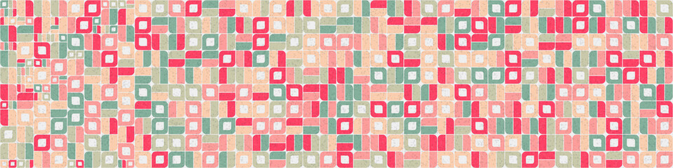 Abstract Geometric Pattern generative computational art illustration