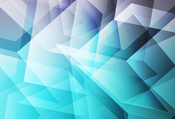 Fototapeta premium Light Pink, Blue vector gradient triangles texture.