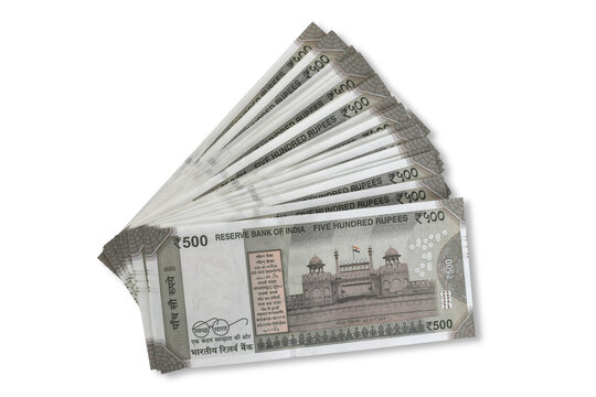 New Indian currency rupees 500 