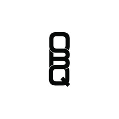 Fototapeta premium obq letter original monogram logo design