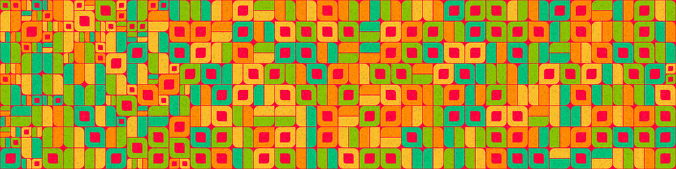 Abstract Geometric Pattern generative computational art illustration