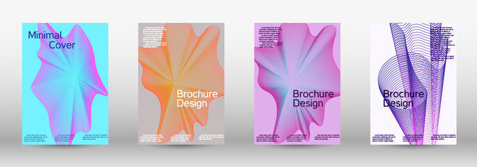 Modern design template. A set of modern abstract covers.