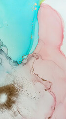 Alcohol Ink Texture. Oil Liquid Grunge Design.