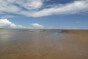 Praia paradisíaca, Ilha de Goré, Aracajú, Sergipe. 