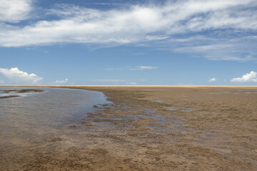 Praia paradisíaca, Ilha de Goré, Aracajú, Sergipe. 